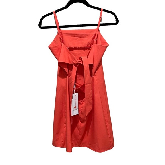 Jumeiyifang A Line Mini Dress Orange Size Small - Picture 4 of 5